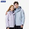 Chaqueta Desmontable Tres en Uno a Prueba de Viento para Exteriores Personalizada para Hombre y Mujer con Bordado de Logo