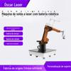 Máquina de solda a laser com bateria de lítio e robô manipulador de seis eixos, exportação de máquina de solda a laser com bateria de pulso contínuo