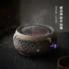 Conjunto para Preparo de Chá no Atacado: Bule Estilo Japonês com Alça, Cerâmica Grossa Vintage, Conjunto Completo de Fogão Elétrico Cerâmico Pequeno Automático