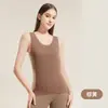 Chaleco Cálido de Lana para Hombre Yu Zhaolin con Capa Interior de Terciopelo Protección contra el Frío Chaleco de Pareja Top Interior Base para Mujer
