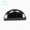 Directo de fábrica 5A media luna circón negro piedra suelta sintética fondo puntiagudo media luna circonio negro CZ Diamante incrustación accesorios