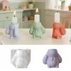 Zongbo Suporte de Vela Coelho de Oração de Silicone Molde de Silicone Base de Vela de Gesso Aromaterapia DIY Molde de Resina