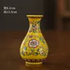 Vaso Boca Pequena Cerâmica Azul e Branco Porcelana Garrafa Mini Hidropônico Retrô Inserção de Flor Pendurar na Parede Inserção Ornamento Cerimônia do Chá Vaso para Flor Pequeno