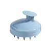 Escova Massageadora de Couro Cabeludo Seco e Úmido para Limpeza Facial Adulto Bebê Macia Doméstica Banho Silicone Shampoo