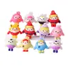 Agujero de spot caja ciega de música muñeca accesorios pequeños huevo Sanrio kulomi dios original llavero pequeño regalo colgante