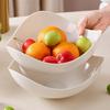Prato de Frutas de Luxo Estilo Ins Branco Sala de Estar Prato de Lanches Prato de Doces Espessado Escritório Restaurante Cesta de Frutas Secas