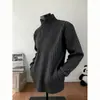 Colección nueva otoño/invierno transfronteriza: Sudadera asimétrica con cremallera y cuello alto para hombre, estilo americano de moda urbana, una camiseta de manga larga moderna y casual para hombres jóvenes