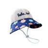 Sombrero Protector Solar para Niños Sombrero de Bebé Sombrero de Pescador de Ala Ancha de Verano para Hombre Malla Solar Sombrero Solar para Bebés para Niños y Niñas