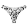 Europa e Estados Unidos transfronteiriços Amazon sexy sem costura fio dental feminino seda gelo cintura baixa respirável estampa de leopardo roupa íntima para meninas