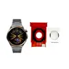 Adequado para Huawei Watch 6 Pro, borda curva, versão com adesivo roller completo, aplicação sem poeira, protetor de tela para relógio em material composto