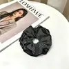 Goma de pelo scrunchie vintage versátil extragrande para adultos, elegante scrunchie floral para coleta