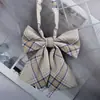 Corbata de Lazo JK Japonesa Uniforme de Estudiante Camisa Cuello Pequeño Flor Estilo Universitario Traje de Marinero Lazo Combinable Rojo Azul