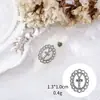 Accesorios para Arte de Uñas de Mariposa Plateada Lujo Ligero Moño Tridimensional Metal Alas de Mariposa Grande Adornos de Diamantes para Uñas Explosiones de Celebridad de Internet