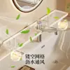 Estante de almacenamiento vertical para grifo, organizador de lavabo de baño, estante de almacenamiento multifuncional para baño y inodoro