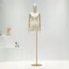 Suporte de Exposição Meio Corpo Feminino para Loja de Roupas Suporte de Exposição de Manequim de Corpo Inteiro Manequim Feminino de Corpo Inteiro com Pernas Divididas Estilo Coreano