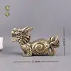 Conjunto de latão maciço dos nove filhos do dragão: Ornatos de Bixi, Chiwen, Pulu, Biyuan, Qiu Niu, Yazi, Suanni, Chaofeng e Fuxi