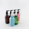 Botella bomba de clip 200 ml, botella cuadrada con bomba de presión para desmaquillante, botella de pico de pato de 200 ml para limpiador facial