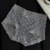 Ropa Interior para Mujer, Calzones de Triángulo en la Entrepierna, Algodón Puro Antibacteriano Grado 10A, Transpirables, Entrepierna Extendida, Suaves, Estampados, Shorts que No Aprietan