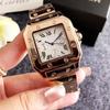 Reloj de Mujer Nicho Verano Lujo Ligero Cuadrado Tres Ojos Reloj de Mujer Moderno y Lindo Reloj para Examen de Nuevo Estudiante