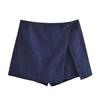 Comércio Exterior Verão Roupas Europeias e Americanas Moda Clássica Cintura Alta Slim Culotes Botões Dourados 6147032