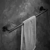 Estante de Toallas de Acero Inoxidable de Lujo Ligero Estante para Toallas de Baño Estante de Almacenamiento para Baño Estante de Toallas de Pared Barra de Toallas de una Sola/Doble Barra