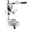 Soporte para taladro manual multifuncional pequeño de corte y perforación soporte para taladro eléctrico soporte para amoladora eléctrica cambio rápido de taladro eléctrico soporte de doble capa para taladro de banco