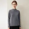 Suéter de punto Loro Piana 100% cachemir puro listo para usar de primera línea para mujer, cálido, suave, liso, favorecedor, versátil, capa base de suéter