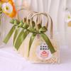 Bolsa transparente de PVC para jardín de infancia, bolsa de embalaje para niños, bolsa de regalo para personas mayores, bolso de mano para bebé, regalo de mano, bolsa de regalo de cumpleaños