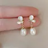 Oferta Especial em Joias de Pérola Novas! Super lindo! Vintage, Luxo Leve, Design de Alto Padrão, Simples, Requintado, Moderno, Doce, Fresco, Versátil