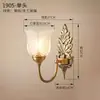 [Transfronterizo] Lámpara de araña retro para sala de estar con diseño floral, Lámpara creativa de estilo pastoral vintage americano para dormitorio, Lámpara de rosa para comedor