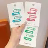 Pinzas para el pelo de colores dopamina estilo coreano para niñas, lindos y versátiles accesorios pequeños para el cabello que no dañan el cabello, adecuados para flequillos laterales de bebé