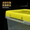 Caja de Piezas de Plástico Mini Caja de Almacenamiento Pequeña Transparente Empaque Almacenamiento Caja de Almacenamiento con Tapa Abatible Caja Sellada