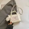 Bolsa de Mão Prata para Mulheres, Nova Tendência Estilo Primavera 2026, Bolsa de Ombro de Nicho de Alto Padrão Super Popular, Bolsa Pequena Transversal Estilo Balde