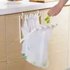 Soporte para Bolsa de Basura Plegable Estante para Basura Soporte Simple para Bolsa de Plástico Colgante Estante de Cocina Práctico Soporte para Bolsa