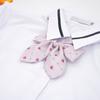 2022JK Orejas de Conejo Japonés Puntiagudas Corbata de Moño Cuello de Niña Lazo con Uniforme Traje de Marinero Cuello Pequeño