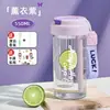Nueva Taza Portátil con Pajilla y Separador de Té y Agua Elegante para Niñas, Taza para Infusión de Té de Tritán, Taza de Agua de Gran Capacidad para el Verano