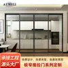 Puerta Deslizante Certificada CE con Soportes de Esquina Reforzados para Conectar Puertas de Vidrio, Puertas Deslizantes de Aleación de Aluminio y Puertas Deslizantes de Aluminio Personalizadas