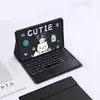 Funda de Cuero con Teclado Bluetooth Inalámbrico Adecuada para Redmi Pad Se 8.7 pulgadas Funda Protectora para Tablet Redmi Se 8.7
