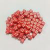 Em estoque 8MM mini dados coloridos de canto quadrado extra pequenos dados de pontos em estoque acessórios de jogo adereços mágicos dados