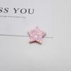 Polvo de oro de fructosa 2 cm polvo grueso estrella de mar estrella de cinco puntas decoración de tocado diy accesorios de joyería coreana en stock