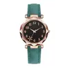 Comercio Exterior Más Vendido Digital Flor Fresca Ins Moda Reloj para Mujer Correa de Cuero Estudiante Reloj de Cuarzo