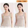 Chal Cálido Forrado de Polar con Sujetador Integrado para Mujer, Camisola Elegante sin Espalda para Otoño e Invierno con Sujetador Incorporado, Pieza Única con Accesorio para el Cabello