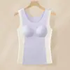 Nuevo Chaleco Térmico Derong Otoño e Invierno para Niñas con Temperatura Constante, Copa Fija y Chaleco de Color Contrastante para Mujeres con Base para Parche Calefactor