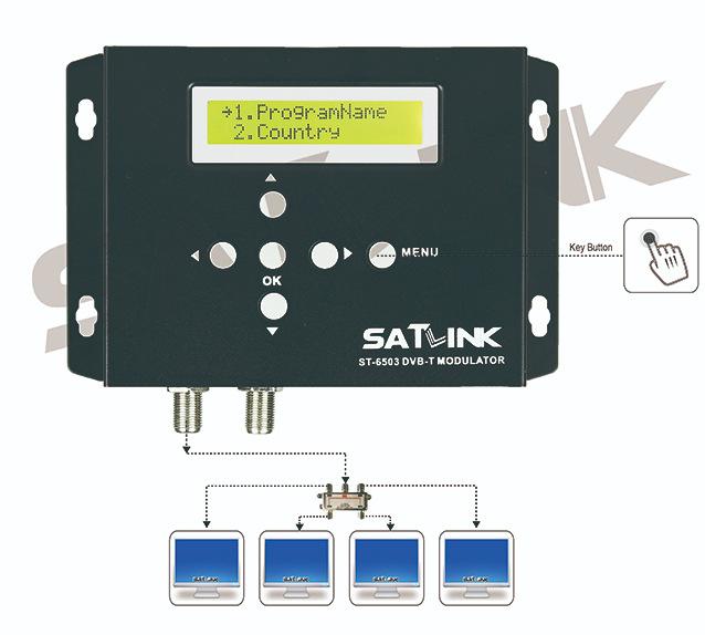 SATLINK ST-6503 DVB-T MODULATOR 1ROUTE