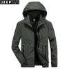 JEEP SPIRIT chaqueta desmontable con capucha para hombre otoño casual chaqueta para hombre exterior talla grande otoño holgada