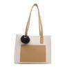 Bolsa de Ombro Elegante e de Grande Capacidade para Mulheres, Novo Modelo da Moda para a Turma de 2026, Bolsa de Mão Feminina, Bolsa Tote de Ombro