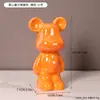 Ornamento Urso Violento de Cerâmica Amoroso para Casal Presentes Criativos Presentes de Dia dos Namorados Aniversário Ornamentos para Decoração de Janela de Casa