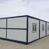 Casas Móveis Contêiner Habitável Transfronteiriças, Casas Móveis Dobráveis e Montáveis para Escritório, Casas Modulares para Canteiro de Obras