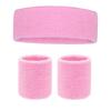 Deportes Fitness Ciclismo Baloncesto Bádminton Transpirable Alta Elasticidad Poliéster Algodón Absorción de Sudor Diadema Muñequera Banda para el Cabello traje