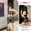 Pinxian Lingerie Sexy Europeia e Americana, Pijamas Sexys Femininos, Peça Única de Renda Aberta Tentadora, Saia de Quadril Transparente com Recortes 9086